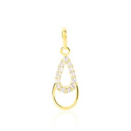 Pendentif Revelyne Or Jaune Oxyde De Zirconium