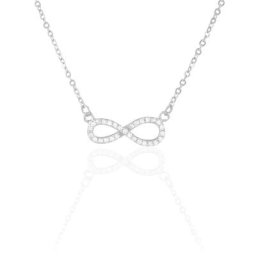 Collier Veda Argent Blanc Oxyde De Zirconium