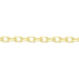 Chaîne Igoa Maille Forçat Diamantee Or Jaune