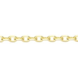 Chaîne Igoa Maille Forçat Diamantee Or Jaune