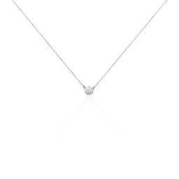 Collier Alias Or Blanc Diamant