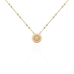 Collier Artea Plaqué Or Jaune Oxyde De Zirconium