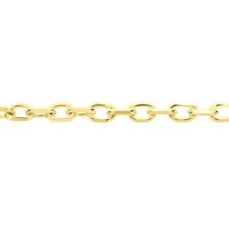 Chaîne Igoa Maille Forçat Diamantee Or Jaune