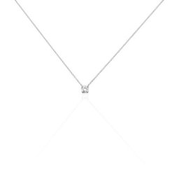 Collier Victoria Or Blanc Diamant