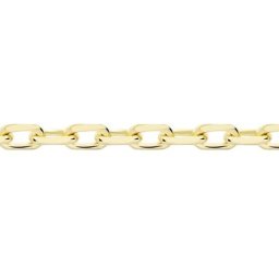 Chaîne Igoa Maille Forçat Diamantee Or Jaune