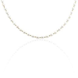 Collier Billes Or Jaune Perle De Culture