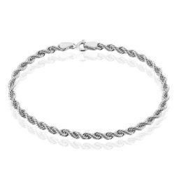 Bracelet Jerry Maille Corde Or Blanc