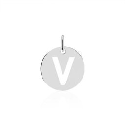Pendentif Elio V Argent Blanc