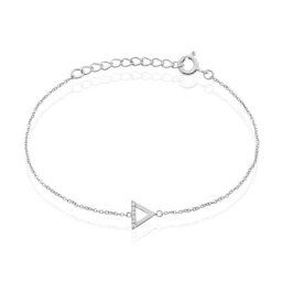 Bracelet Anna Argent Blanc Oxyde De Zirconium