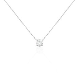 Collier Collection Victoria Or Blanc Diamant Synthetique