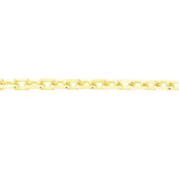 Chaîne Igoa Maille Forçat Diamantee Or Jaune