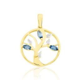 Pendentif Or Jaune Godolieba Topazes