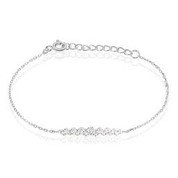 Bracelet Aliah Argent Blanc Oxyde De Zirconium