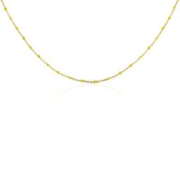 Collier Argent Dore Alize