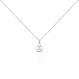 Collier Argent Eugenien Oxydes De Zirconium