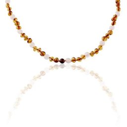Collier Ditte Ambre Quartz