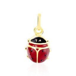 Pendentif Fedelina Coccinelle Or Jaune
