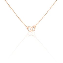 Collier Kim Argent Rose