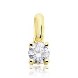 Pendentif Victoria Or Jaune Diamant