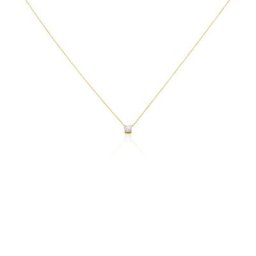 Collier Collection Victoria Or Jaune Diamant Synthetique