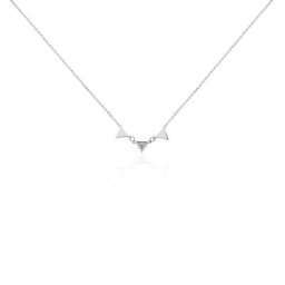 Collier Bartoumieu Argent Blanc Oxyde De Zirconium
