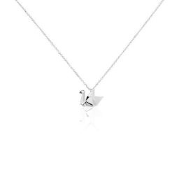 Collier Pila Argent Blanc