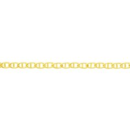 Chaîne Celio Maille Marine Ovale Or Jaune