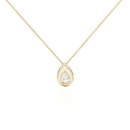 Collier Loetitia Plaqué Or Jaune Oxyde De Zirconium