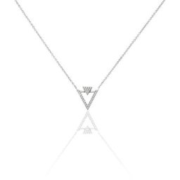 Collier Domnika Argent Blanc Oxyde De Zirconium