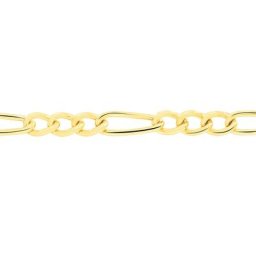 Chaîne Cameo Maille Alternee 1/3 Or Jaune