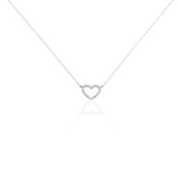 Collier Sloanne Or Blanc Diamant
