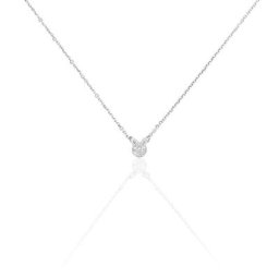 Collier Teani Or Blanc Diamant