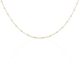 Collier Elea Argent Rose