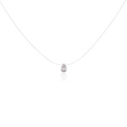 Collier Nylon Argent Blanc Oxyde