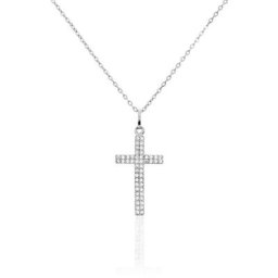 Collier Carola Argent Blanc Oxyde De Zirconium