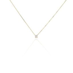 Collier Collection Victoria Or Jaune Diamant Synthetique