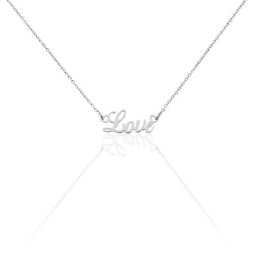 Collier Yuki Argent Blanc