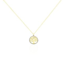 Collier Or Bicolore Solidage