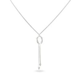 Collier Mariana Argent Blanc