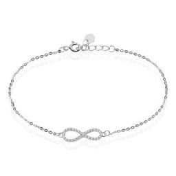 Bracelet Veda Argent Blanc Oxyde De Zirconium