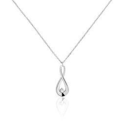 Collier Aelys Acier Blanc