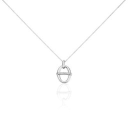 Collier Argent Sabri Oxydes De Zirconium