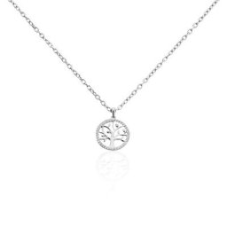 Collier Argent Urcisse Oxydes De Zirconium