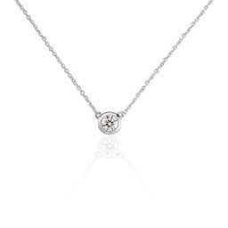 Collier Ofelia Or Blanc Diamant