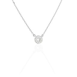 Collier Minna Argent Blanc Oxyde De Zirconium