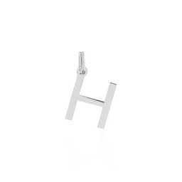 Pendentif Ionia Lettre Or Blanc