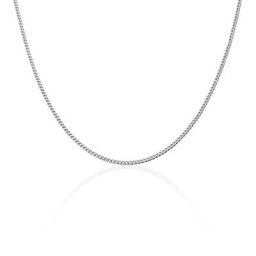 Collier Casper Argent Blanc