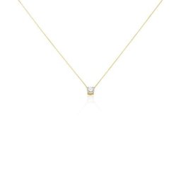 Collier Collection Victoria Or Jaune Diamant Synthetique
