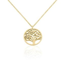 Collier Sautoir Acier Doré Ildut