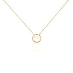 Collier Alta Plaqué Or Jaune Nacre